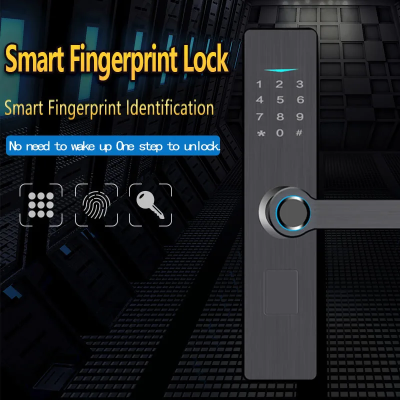 Keyless Aluminum Glass Door Lock Security Fingerprint Intelligent Smart Lock European Mortise Automatic Lock Door
Keyless Aluminum Glass Door Lock Security Fingerprint Intelligent Smart Lock European Mortise Automatic Lock Door