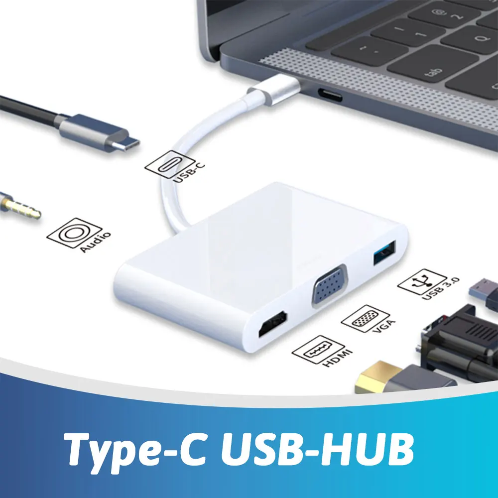 Mini USB Type C HUB With HDMI VGA PD Charge SD Card Reader USB-C Hub For Macbook Pro Dell XPS 15 HUAWEI Book Laptop Accessories
Mini USB Type C HUB With HDMI VGA PD Charge SD Card Reader USB-C Hub For Macbook Pro Dell XPS 15 HUAWEI Book Laptop Accessories
