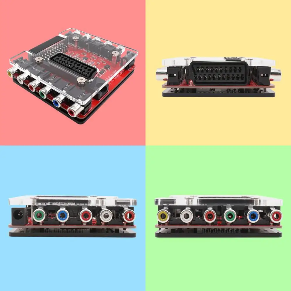 SCART/RGBS to YUV/YCBCR Video Adapter for PS2/DC/Dreamcast/Mega Drive/SFC Console Retro Games
SCART/RGBS to YUV/YCBCR Video Adapter for PS2/DC/Dreamcast/Mega Drive/SFC Console Retro Games