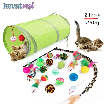 Cat Toys Set Interactive Funny Cat Stick Bell Ball Cat Feather Stick Sisal Toy Mouse Cat Toy Ball Kitten Teaser Toy Pet Supplies
Cat Toys Set Interactive Funny Cat Stick Bell Ball Cat Feather Stick Sisal Toy Mouse Cat Toy Ball Kitten Teaser Toy Pet Supplies