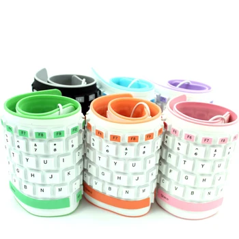 85-KEY USB Mini Flexible Silicone Folding PC Wired Keyboard Notebook waterproof and collapsible portable wired English keyboard.
85-KEY USB Mini Flexible Silicone Folding PC Wired Keyboard Notebook waterproof and collapsible portable wired English keyboard.