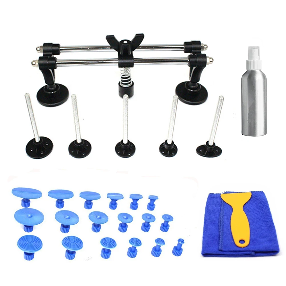 Auto Body Repair Tool Kit Car Dent Puller with Double Pole Bridge Dent Puller, Glue Puller Tabs, Glue Shovel for Auto Dent Remo
Auto Body Repair Tool Kit Car Dent Puller with Double Pole Bridge Dent Puller, Glue Puller Tabs, Glue Shovel for Auto Dent Remo