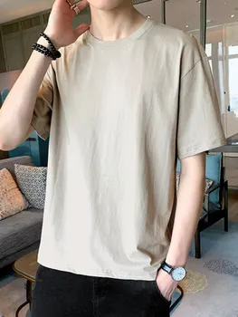 New summer short-sleeved t-shirt men's trendy men's clothing on the wild 7489
New summer short-sleeved t-shirt men's trendy men's clothing on the wild 7489