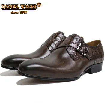 FORMAL MEN LEATHER SHOES OFFICE BUSINESS HIGH GRADE SINGLE MONK STRAP SLIP ON COFFEE BLACK SHOES MEN'S LOAFERS CASUAL SHOES MEN
FORMAL MEN LEATHER SHOES OFFICE BUSINESS HIGH GRADE SINGLE MONK STRAP SLIP ON COFFEE BLACK SHOES MEN'S LOAFERS CASUAL SHOES MEN