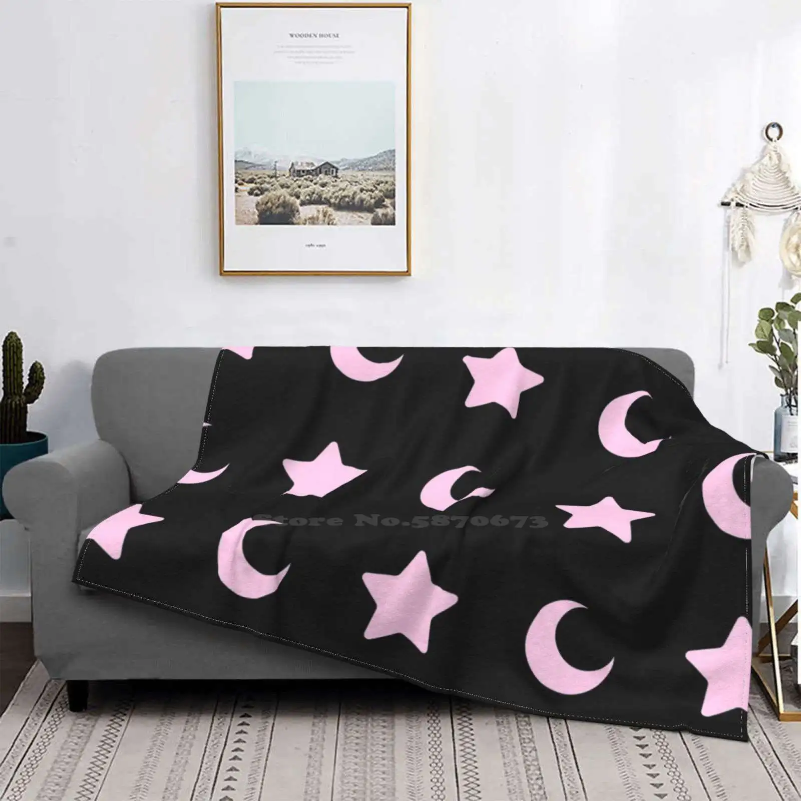 

Pink Stars And Moon Air Conditioning Soft Blanket Moon Star Stars Cute Stars Aesthetic Tumblr Cool Teen Cute Universe Cosmic