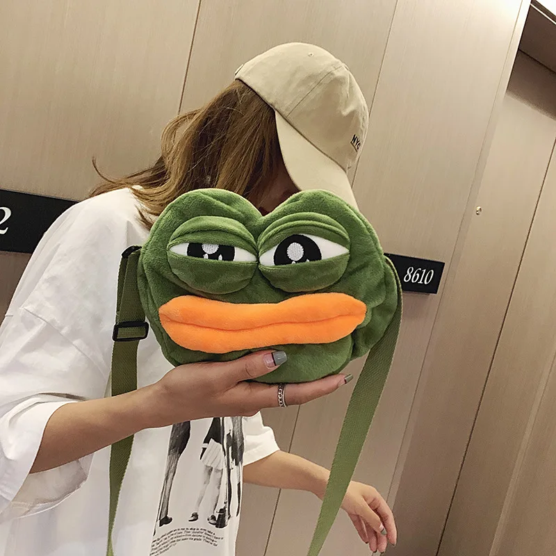 Frog mao rong bao 2019 Japanese-style Cute Cartoon Big Mouth Meng GIRL'S Small Shoulder Bag Frog Toy Backpack Shoulder Bag
Frog mao rong bao 2019 Japanese-style Cute Cartoon Big Mouth Meng GIRL'S Small Shoulder Bag Frog Toy Backpack Shoulder Bag