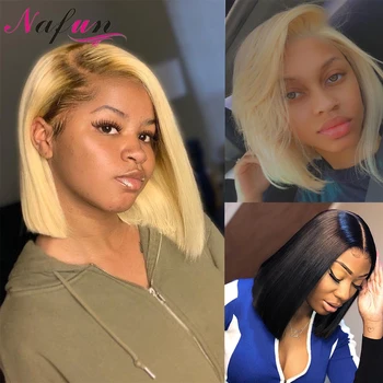 Straight Blonde Lace Front Wigs Short Bob Wig Brazilian Remy Wig Rainbow Bob Wig 13X4 Bob Wigs Transparent Lace Wigs Pre Plucked 
Straight Blonde Lace Front Wigs Short Bob Wig Brazilian Remy Wig Rainbow Bob Wig 13X4 Bob Wigs Transparent Lace Wigs Pre Plucked