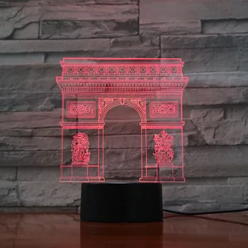 Arc De Triomphe Triumphal Arch 3D Lamp Pretty for Christmas Decorative USB Led Night Light Lamp Best Reward for Teenager
Arc De Triomphe Triumphal Arch 3D Lamp Pretty for Christmas Decorative USB Led Night Light Lamp Best Reward for Teenager