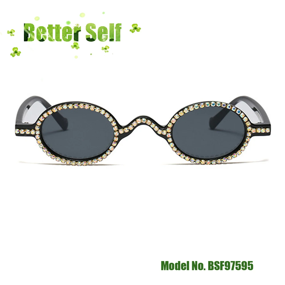 UV400 Sun Eyeglasses BSF97595 Better Self Personalized Fashion Handmade Diamond Round Sunglasses Women Small Frame Glasses
UV400 Sun Eyeglasses BSF97595 Better Self Personalized Fashion Handmade Diamond Round Sunglasses Women Small Frame Glasses