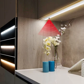 Hand Sweep LED Lights For Kitchen USB Wire Under Cabinet Lighting 3 Colors Infrared Sensor LED Light Closet Shelves 30 40 50cm
Hand Sweep LED Lights For Kitchen USB Wire Under Cabinet Lighting 3 Colors Infrared Sensor LED Light Closet Shelves 30 40 50cm
