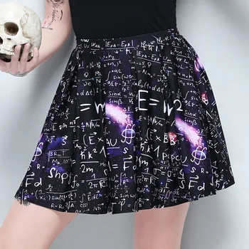 2020 Spring Harajuku Above Knee Skirt Math Formula Letter Printed Gothic Pleated Short Skirt Women Girls Punk Style Mini Skirts
2020 Spring Harajuku Above Knee Skirt Math Formula Letter Printed Gothic Pleated Short Skirt Women Girls Punk Style Mini Skirts