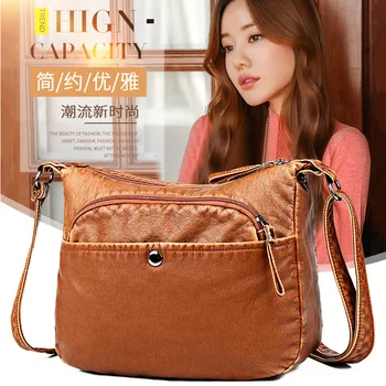 women's bag 2020 mom's one shoulder cross bag casual Women's soft leather bag coin purse cellphone bag
women's bag 2020 mom's one shoulder cross bag casual Women's soft leather bag coin purse cellphone bag