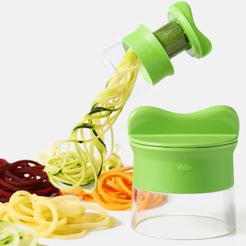 

Handheld Carrot Potato Cucumber Spiral Grater Cutter Vegetable Fruit Slicer Salad Noodle Spaghetti Zucchini Blade Spiralizer