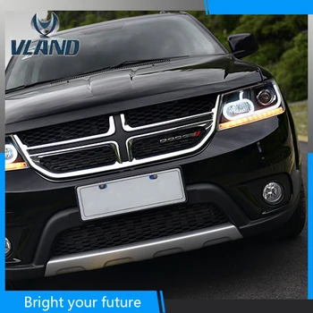 Car Head Lamp for Dodge Journey Headlights 2008-2017 Angel Eye Front Light Bi-xenon Lens Projector LED DRL
Car Head Lamp for Dodge Journey Headlights 2008-2017 Angel Eye Front Light Bi-xenon Lens Projector LED DRL
