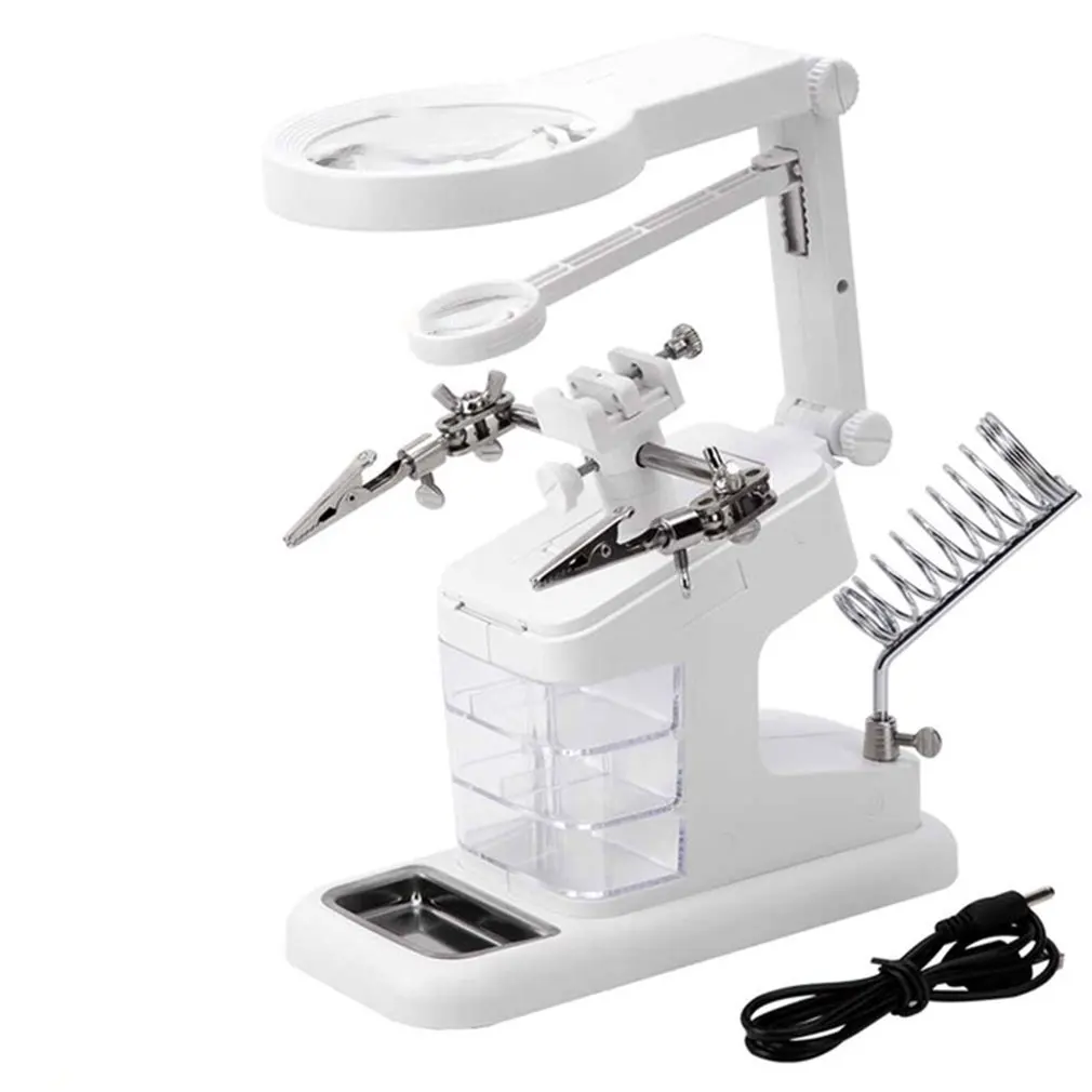 Th-7026 Multifunctional Electric Luo Iron Desktop Magnifier Electronic Component Drawer Power Interface Workbench
Th-7026 Multifunctional Electric Luo Iron Desktop Magnifier Electronic Component Drawer Power Interface Workbench