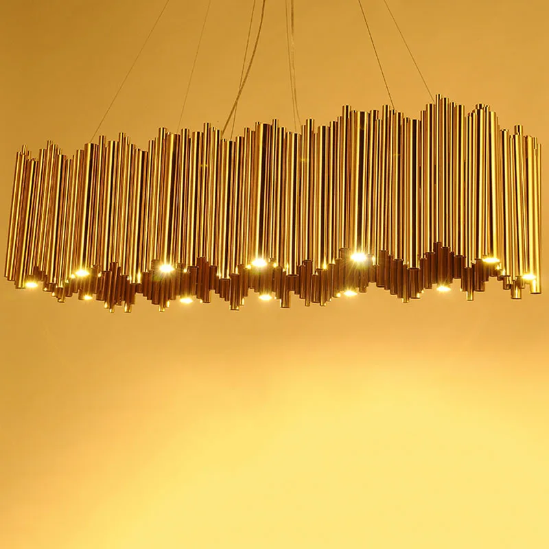Post Modern Design Gold Aluminum Tube Pendant Light Italy Design Delightfull Lighting Lustres Led Project light
Post Modern Design Gold Aluminum Tube Pendant Light Italy Design Delightfull Lighting Lustres Led Project light