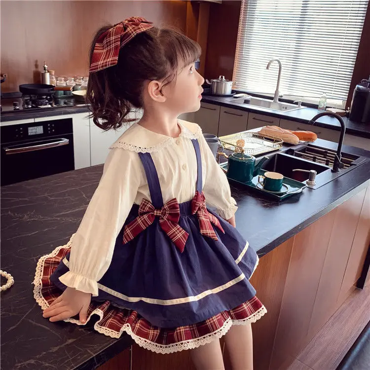 spring Girls Eid Dress Lolita Dress party Dress Bowknot Plaid Lace Dress Graduation gown dress Princess dress
spring Girls Eid Dress Lolita Dress party Dress Bowknot Plaid Lace Dress Graduation gown dress Princess dress