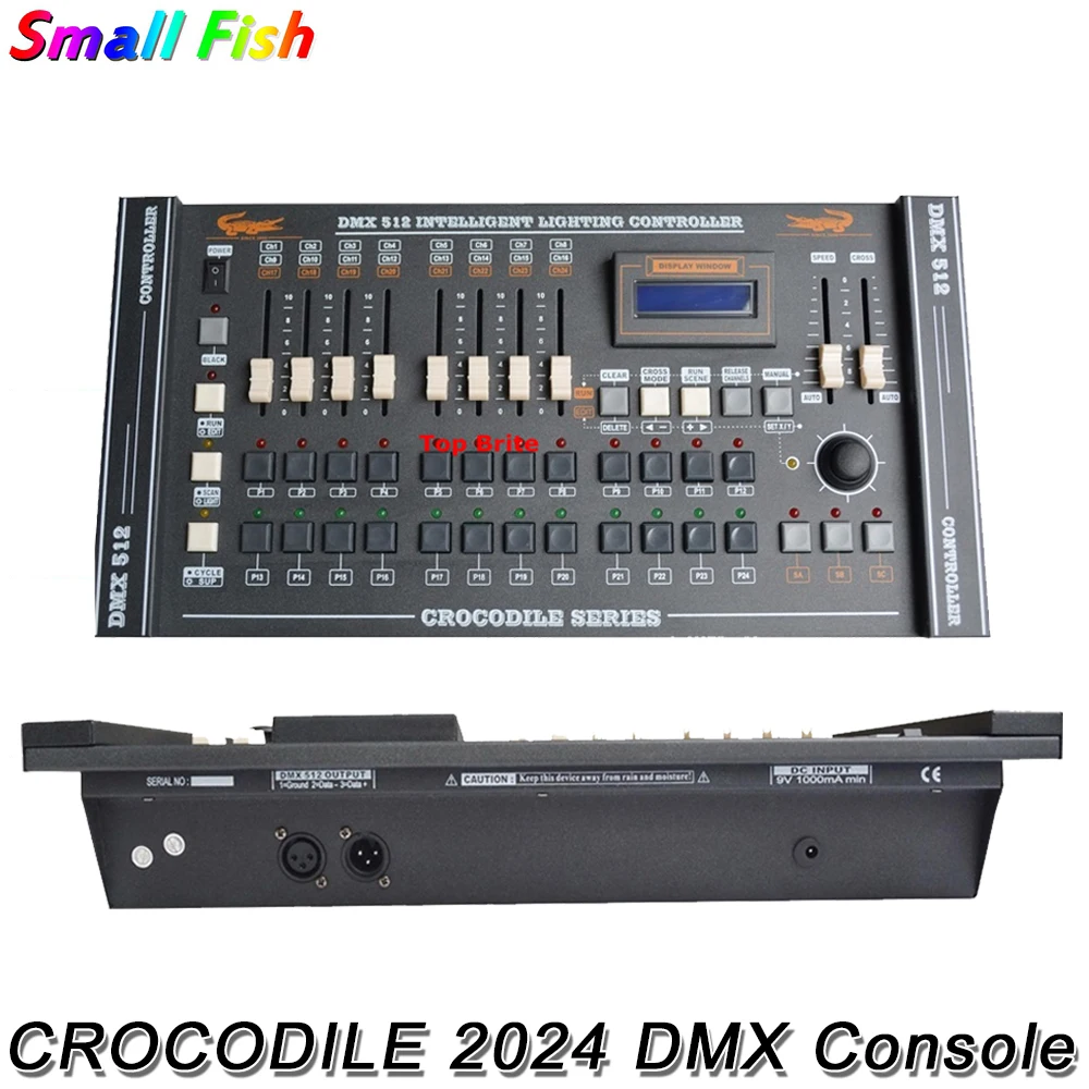 2017 CROCODILE 2024 DMX Console DMX512 Controller DMX Lighting Controller For 20 Pcs Computer Stage Lights Moving Head Light
2017 CROCODILE 2024 DMX Console DMX512 Controller DMX Lighting Controller For 20 Pcs Computer Stage Lights Moving Head Light
