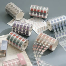 Dimi 1250 Pcs/ Roll Dots Washi Tape Round Stickers Dot Masking Adhesive Tape Decor Scrapbooking DIY Diary Planner Stationery
Dimi 1250 Pcs/ Roll Dots Washi Tape Round Stickers Dot Masking Adhesive Tape Decor Scrapbooking DIY Diary Planner Stationery