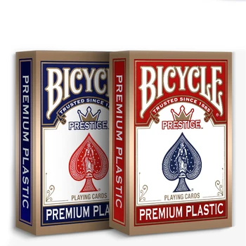 1 deck BICYCLE Cards PREMIUM PLASTIC Playing Cards Regular Bicycle Deck Bridge Size Card Magic Trick Magic Props 88*58mm
1 deck BICYCLE Cards PREMIUM PLASTIC Playing Cards Regular Bicycle Deck Bridge Size Card Magic Trick Magic Props 88*58mm