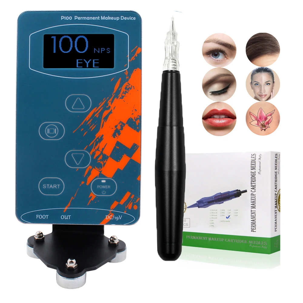 High Quality Permanent Makeup Rotary Machine Eyebrow Tattoo Kits Professional Pen For Eyebrow Eyeliner Lip Tattoo Set
High Quality Permanent Makeup Rotary Machine Eyebrow Tattoo Kits Professional Pen For Eyebrow Eyeliner Lip Tattoo Set