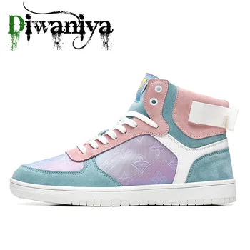 Diwaniya Unisex Skateboarding Shoes Men High Top Sneakers Hip Hop Wearable Sport Ankle Boots Women Autumn Summer Footwear Fluff 
Diwaniya Unisex Skateboarding Shoes Men High Top Sneakers Hip Hop Wearable Sport Ankle Boots Women Autumn Summer Footwear Fluff