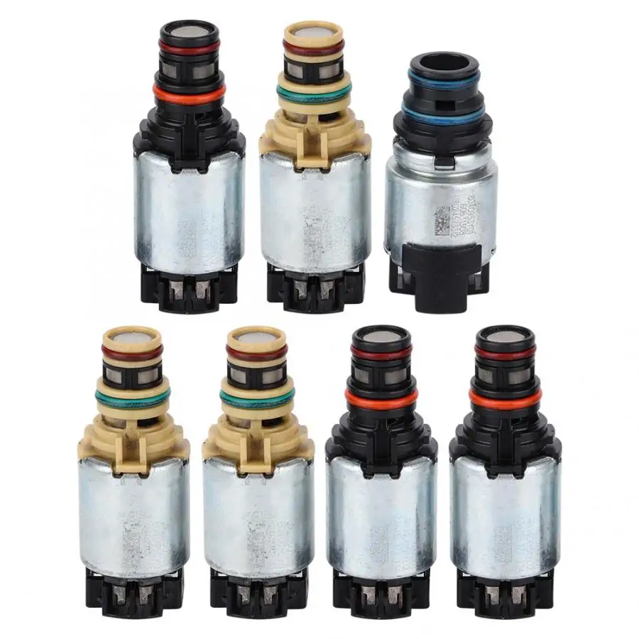 7pcs Automatic Transmission Solenoid Set 6T40 Fits for Buick LaCrosse 6T30E 6T40E 6T45E 6T50E 6T30 automobiles 
7pcs Automatic Transmission Solenoid Set 6T40 Fits for Buick LaCrosse 6T30E 6T40E 6T45E 6T50E 6T30 automobiles