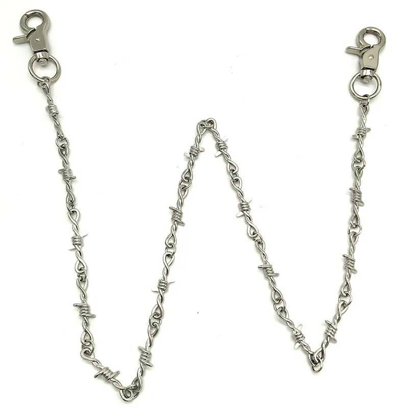 New Style Multi Purpose Thorns Barbed Wire Chain Punk Phants Zipper Thorns Necklace
New Style Multi Purpose Thorns Barbed Wire Chain Punk Phants Zipper Thorns Necklace