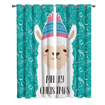 Cute Christmas Themed Alpacas Blackout Window Curtains Living Room Curtain Kitchen Blackout Curtains
Cute Christmas Themed Alpacas Blackout Window Curtains Living Room Curtain Kitchen Blackout Curtains