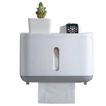 Newest Plastic Toilet Roll Paper Holder Waterproof Wall Mounted Bathroom Paper Towel Box 
Newest Plastic Toilet Roll Paper Holder Waterproof Wall Mounted Bathroom Paper Towel Box