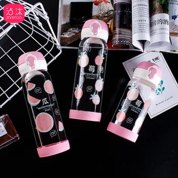 040Small Fresh Glass Creative Trend Korean Female Student Cup Portable Korean Cute Simple Water Cup Good New
040Small Fresh Glass Creative Trend Korean Female Student Cup Portable Korean Cute Simple Water Cup Good New