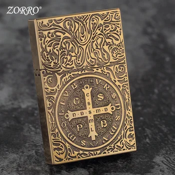 Kerosene Lighter Zorro Ultra-thin Carved Constantine Personality Creative Lighter
Kerosene Lighter Zorro Ultra-thin Carved Constantine Personality Creative Lighter