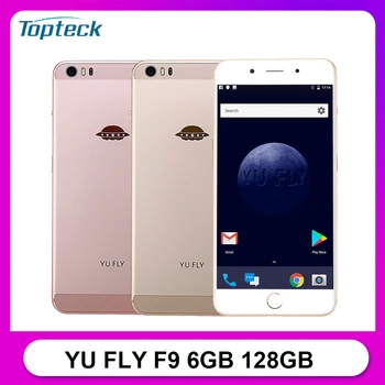 

YU FLY F9 Mobile Phone 6GB RAM 128GB ROM 6.0 Inch FHD+ 4180mAh Snapdragon 653 Octa Core 16MP+16MP 4G Smartphone