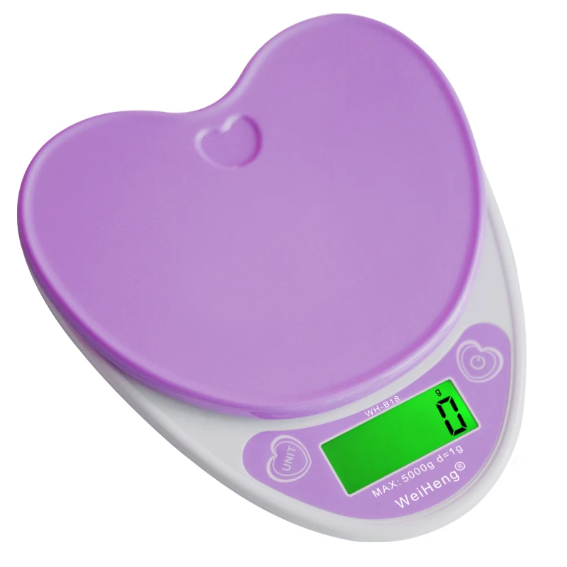 3kg/5kg 0.1/1g High-Precision Three-precision Kitchen Scales LCD Digital Scale With Backlight Heart-shaped Food Electronic Scale
3kg/5kg 0.1/1g High-Precision Three-precision Kitchen Scales LCD Digital Scale With Backlight Heart-shaped Food Electronic Scale