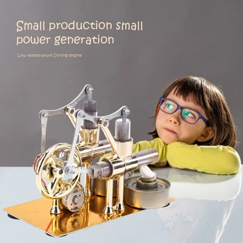 Technology Scientific Power Generator Stirling Engine DIY Miniature Motor Model for Kids Learn Develop Children Curiosity
Technology Scientific Power Generator Stirling Engine DIY Miniature Motor Model for Kids Learn Develop Children Curiosity