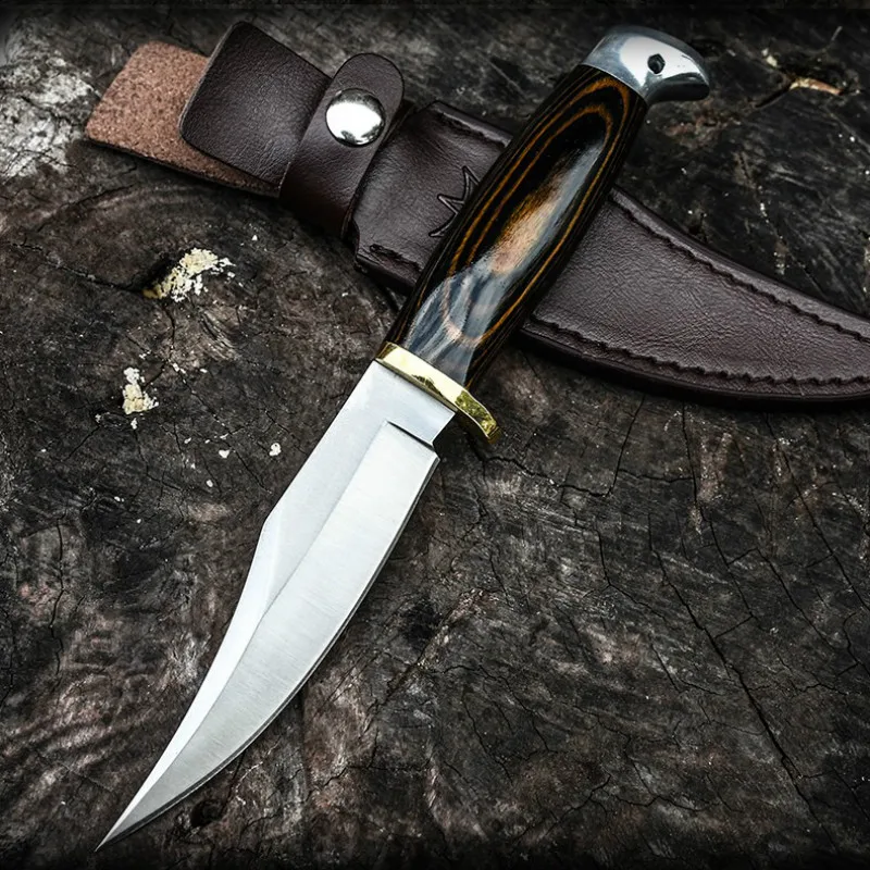 Hysenss Hunting Knives Stainless Steel Wood Handle Fixed Blade EDC Tool Combat Defense Knifes Survival Rescue Tactical Knife
Hysenss Hunting Knives Stainless Steel Wood Handle Fixed Blade EDC Tool Combat Defense Knifes Survival Rescue Tactical Knife