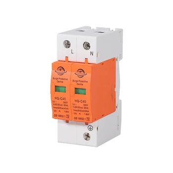 Surge Protector 2P 20KA 40KA Home Lightning Protector Surge Protector Anti-lightning Protection Switch
Surge Protector 2P 20KA 40KA Home Lightning Protector Surge Protector Anti-lightning Protection Switch