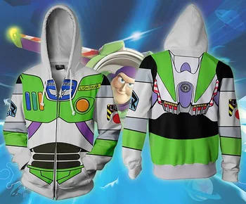 Toy Story Buzz Lightyear Cosplay Costumes Toy Story Hoodies 3D printing Zip Up Hoodie Men's and women's kids Boy sports Jackets
Toy Story Buzz Lightyear Cosplay Costumes Toy Story Hoodies 3D printing Zip Up Hoodie Men's and women's kids Boy sports Jackets