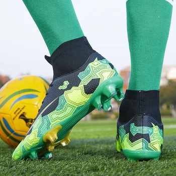 Outdoor Men Boys Soccer Shoes TF/FG Football Boots High Ankle Kids Cleats Training Sport Sneakers Size 35-45
Outdoor Men Boys Soccer Shoes TF/FG Football Boots High Ankle Kids Cleats Training Sport Sneakers Size 35-45