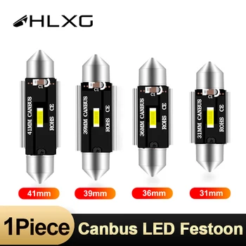 HLXG 1PC 31mm 36mm 39mm 41mm Car Festoon Led Bulb warm white Canbus c5w C10W CSP Chips Interior Dome Reading Licence Plate Light
HLXG 1PC 31mm 36mm 39mm 41mm Car Festoon Led Bulb warm white Canbus c5w C10W CSP Chips Interior Dome Reading Licence Plate Light
