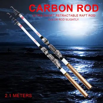 Fishing Accessory Colorful Professional Fishingmen Fishing Rod Telescopic Rod Sport Goods Outdoor Portbale 2.1M Carbon Fiber
Fishing Accessory Colorful Professional Fishingmen Fishing Rod Telescopic Rod Sport Goods Outdoor Portbale 2.1M Carbon Fiber