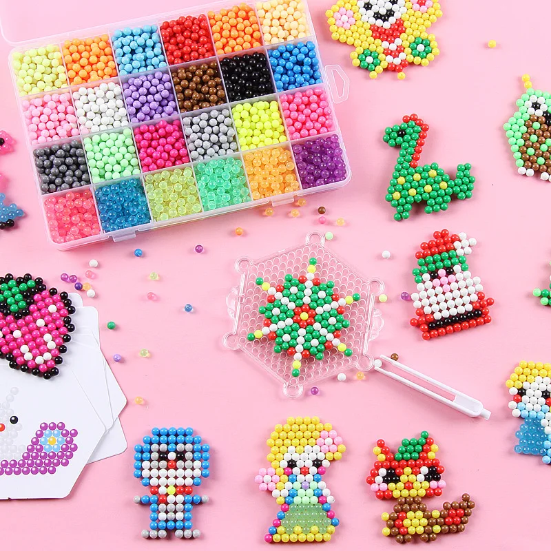 3000pcs 24 Colors Water Fog Magic Beads DIY Beads Water Spray Set Ball Games 3D Handmade Magic Toys For Children Multicolor
3000pcs 24 Colors Water Fog Magic Beads DIY Beads Water Spray Set Ball Games 3D Handmade Magic Toys For Children Multicolor
