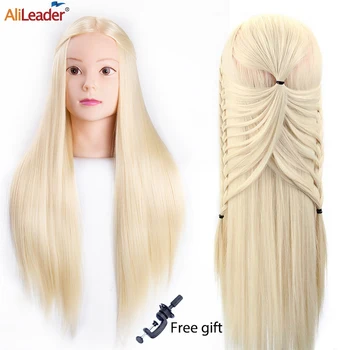 Alileader Long Hair Training Mannequin Head Hair Practice Head Synthetic Fiber Professional Training Heads For Hairdressing
Alileader Long Hair Training Mannequin Head Hair Practice Head Synthetic Fiber Professional Training Heads For Hairdressing