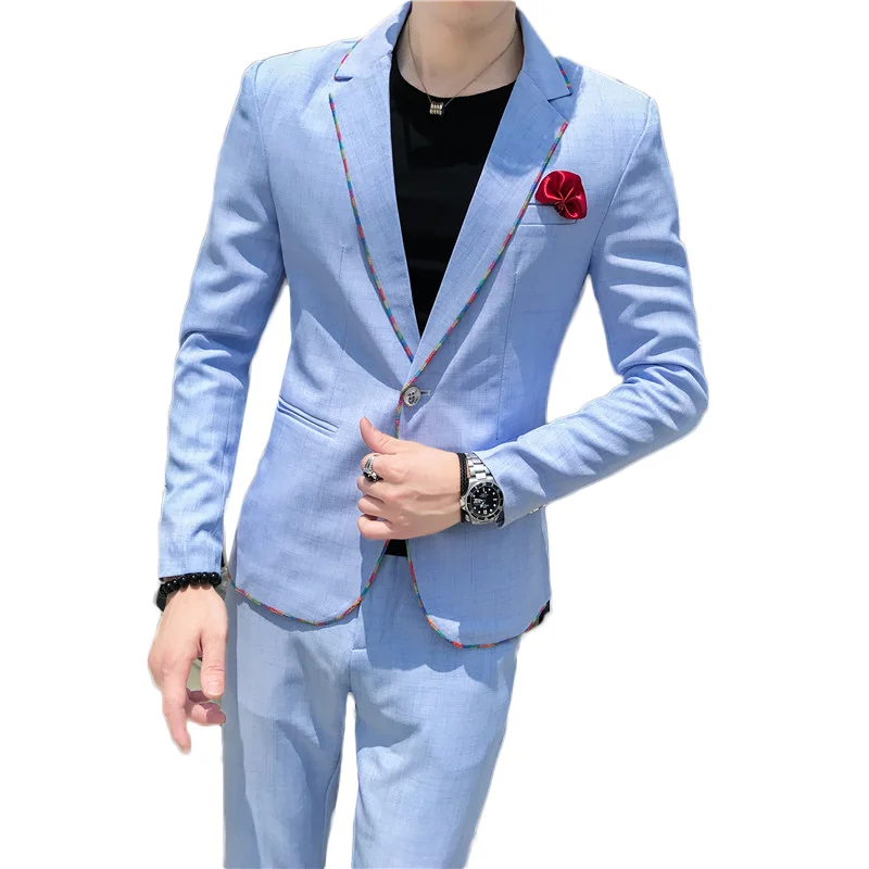 Fashion Retro Luxury Suit Pioneers Men's Formal Party Ball Gown Social Male one-button Suit Two-piece (trousers + Jacket)
Fashion Retro Luxury Suit Pioneers Men's Formal Party Ball Gown Social Male one-button Suit Two-piece (trousers + Jacket)