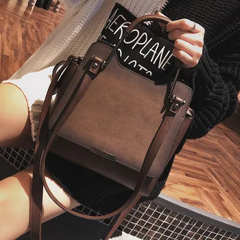 Fashion Bag Women's 2019 New Matte Tote Bag Single-shoulder Bag Simple Slash Bag women handbags Bucket
Fashion Bag Women's 2019 New Matte Tote Bag Single-shoulder Bag Simple Slash Bag women handbags Bucket