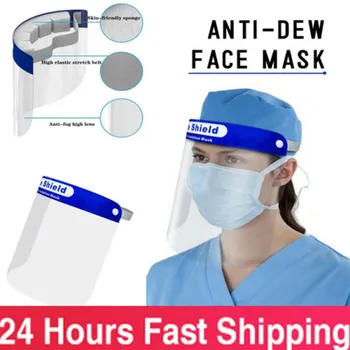 10PCS Transparent Protection Anti Droplet Dust-proof Full Face Full Sheild Masks Covering Visor Shield Prevent The Flying Spit
10PCS Transparent Protection Anti Droplet Dust-proof Full Face Full Sheild Masks Covering Visor Shield Prevent The Flying Spit