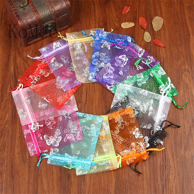 100pcs/lot Multicolors Butterfly Organza Bag 7x9cm Small Wedding Party Favors Gift Bag Nice Jewelry Packaging Bags Pouches 
100pcs/lot Multicolors Butterfly Organza Bag 7x9cm Small Wedding Party Favors Gift Bag Nice Jewelry Packaging Bags Pouches