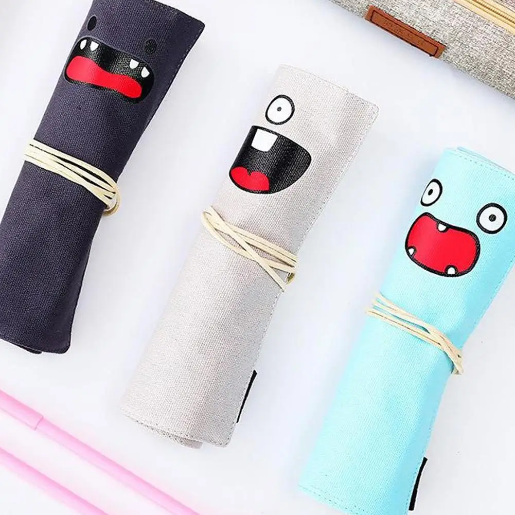 1pc New Multifunctional Kawaii Canvas Strap Wrap Roll Up Pen Pencil Case Cosmetic Bag Storage Pouch Gift Stationery For School
1pc New Multifunctional Kawaii Canvas Strap Wrap Roll Up Pen Pencil Case Cosmetic Bag Storage Pouch Gift Stationery For School