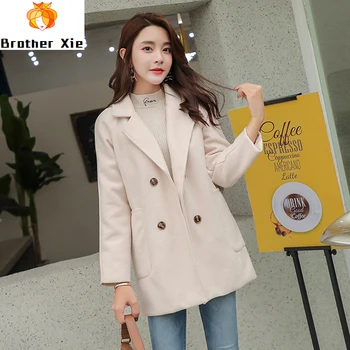 2020 New Autumn Winter Women Woolen Trench Coats Warm Thick Loose Double Breasted Turndown Collar Casual Woolen Outerwear
2020 New Autumn Winter Women Woolen Trench Coats Warm Thick Loose Double Breasted Turndown Collar Casual Woolen Outerwear