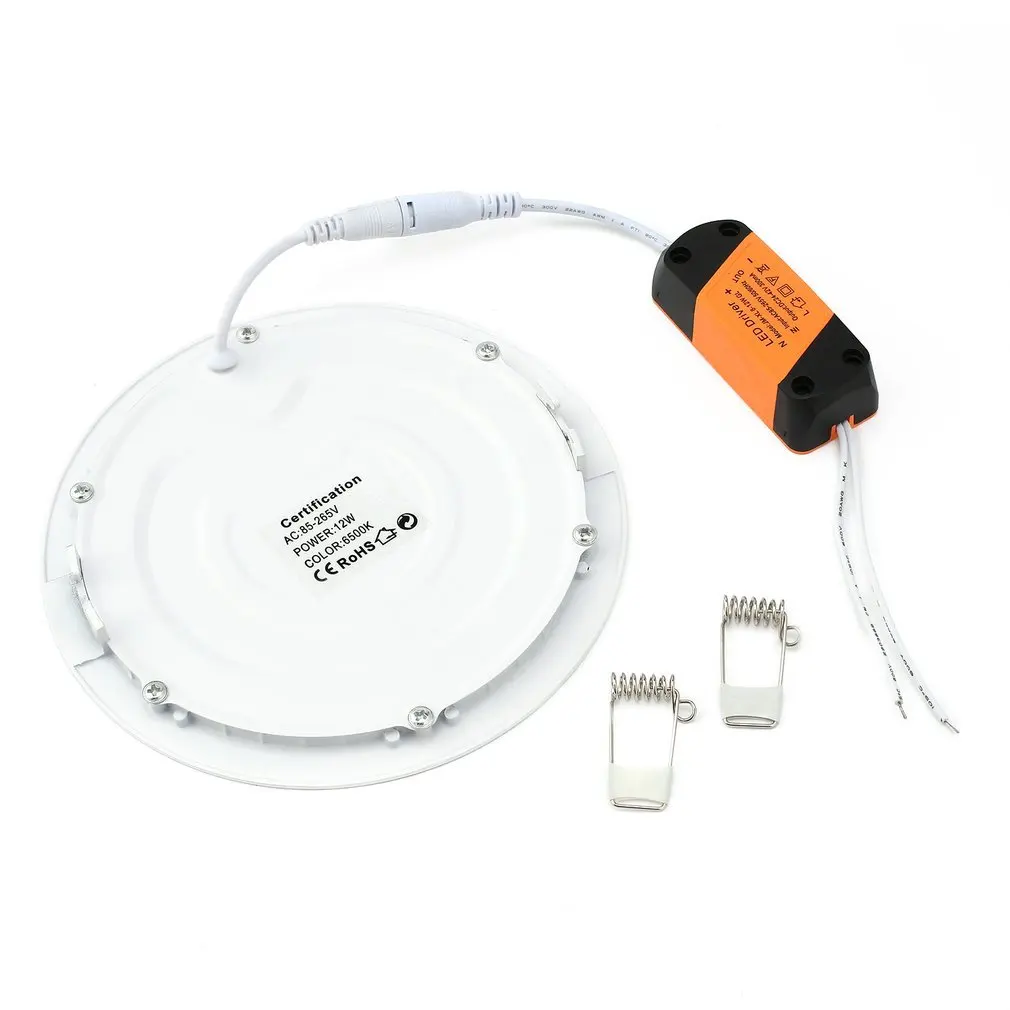 Ultra-thin Round LED Recessed Ceiling Flat Panel Down Light Lamp with Driver Super Bright Lighting for Office/Home/Commercial
Ultra-thin Round LED Recessed Ceiling Flat Panel Down Light Lamp with Driver Super Bright Lighting for Office/Home/Commercial
